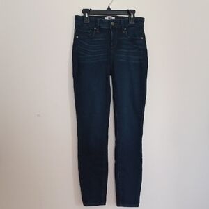 PAIGE Verdugo Dark Wash Ankle Jeans Mid-Rise Tapered W-25